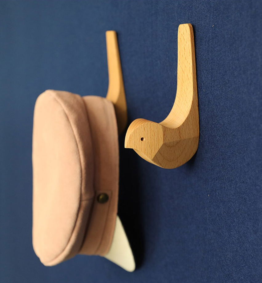 Wooden Decorative Hooks | Bird Hook