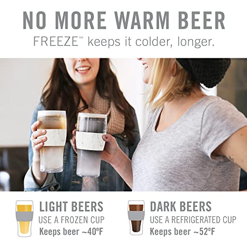 Freeze Glasses Cold & Hot Beverage