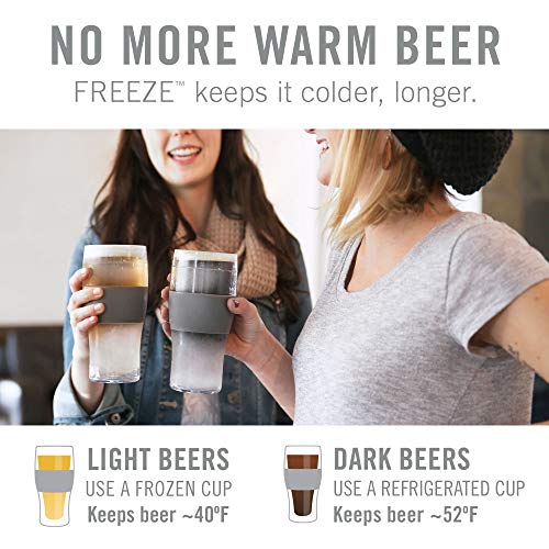 Freeze Glasses Cold & Hot Beverage