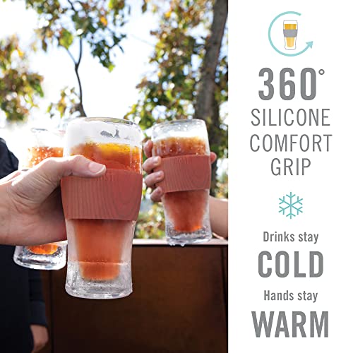 Freeze Glasses Cold & Hot Beverage