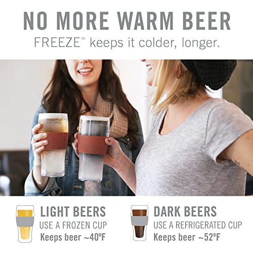 Freeze Glasses Cold & Hot Beverage
