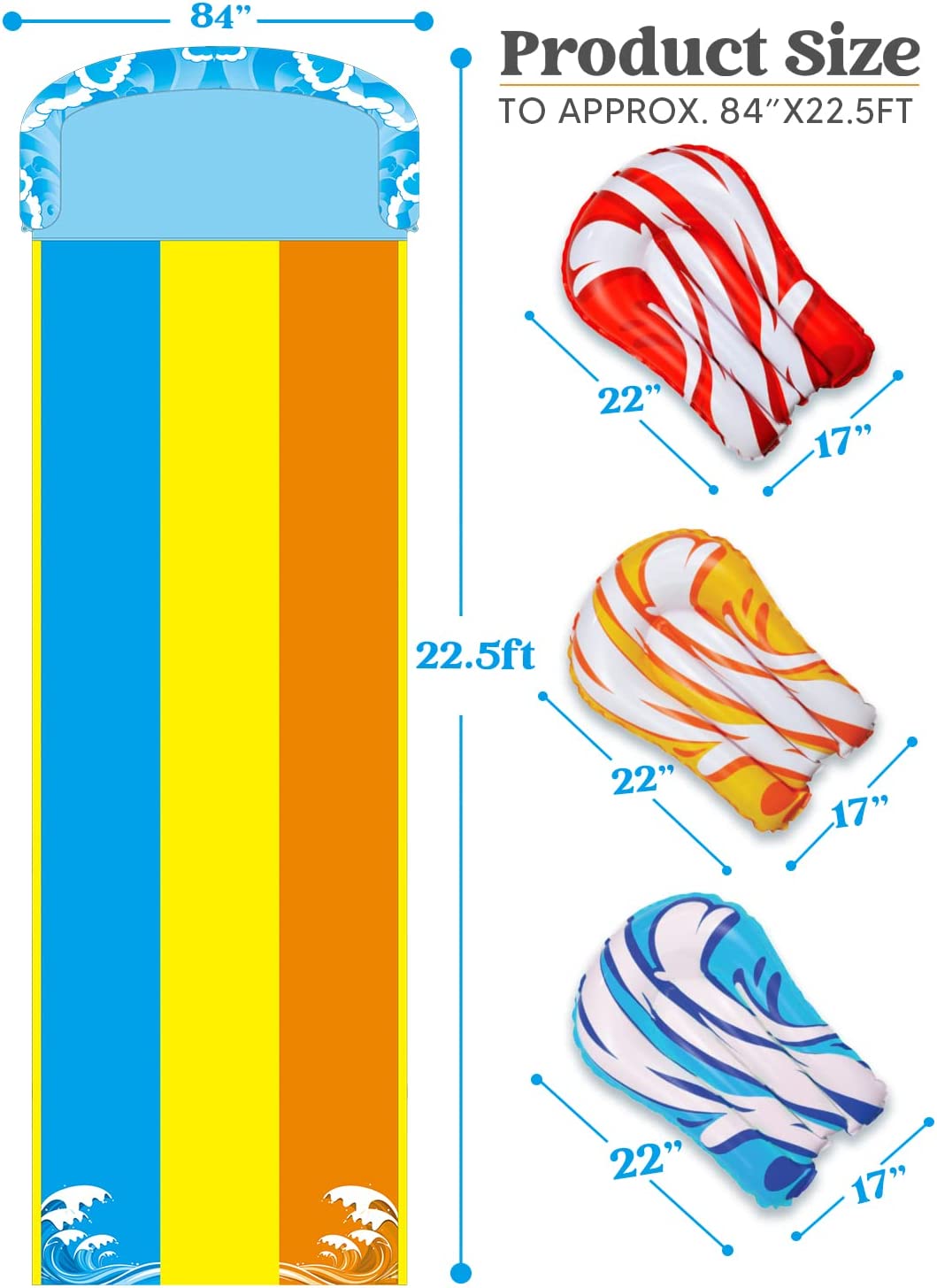 Lawn Water Slide Summer Slip