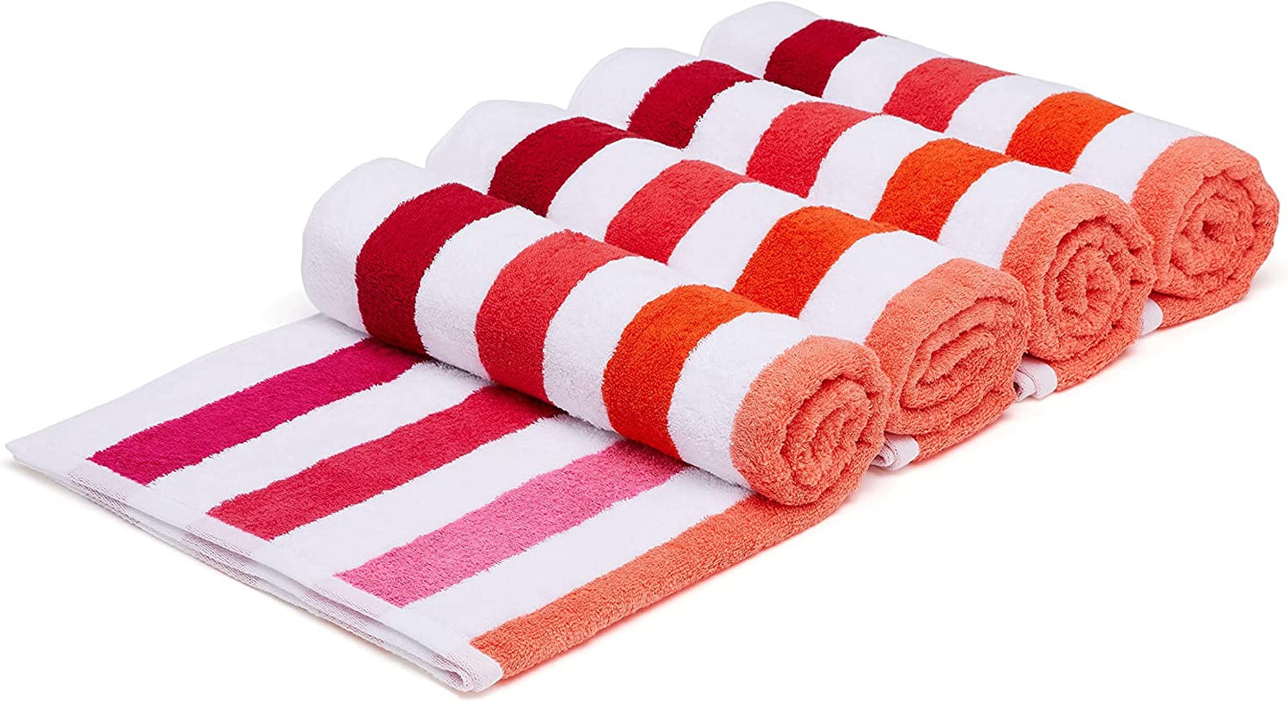 Cabana Stripe Beach Towel, 2-Pack,
