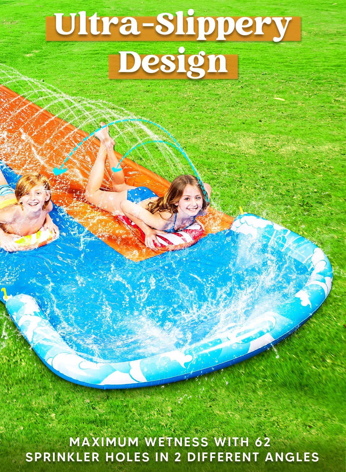 Lawn Water Slide Summer Slip