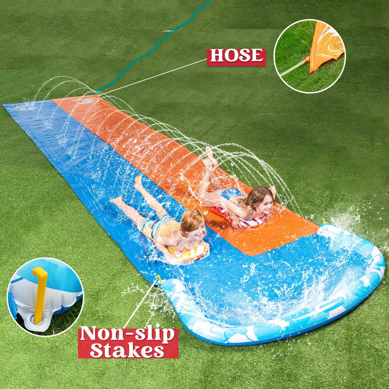Lawn Water Slide Summer Slip