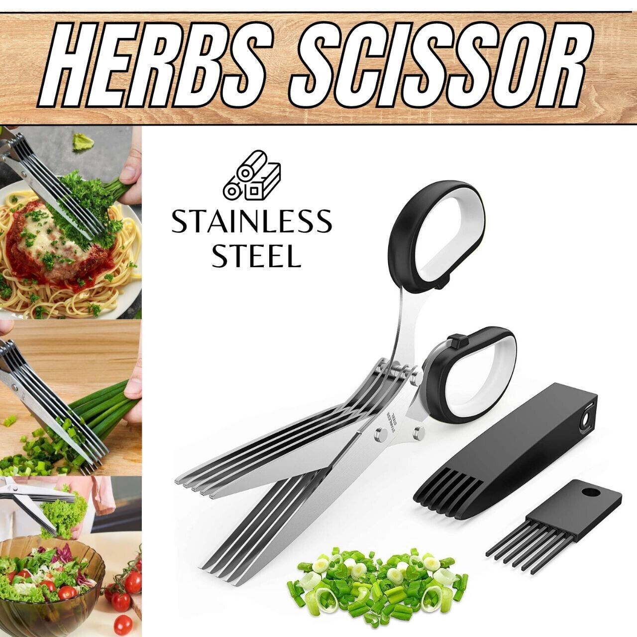 Herb scissors