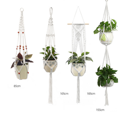 5 Set Macrame Plant Hangers