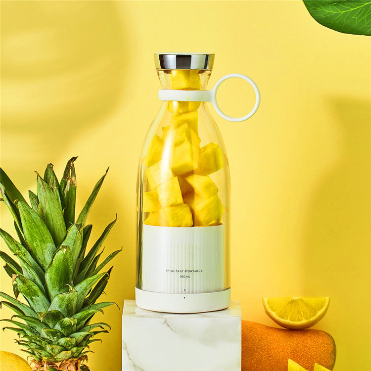Orange Juice In Portable Blender 