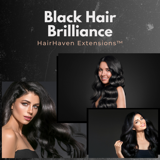 HairHaven Extensions™ Black