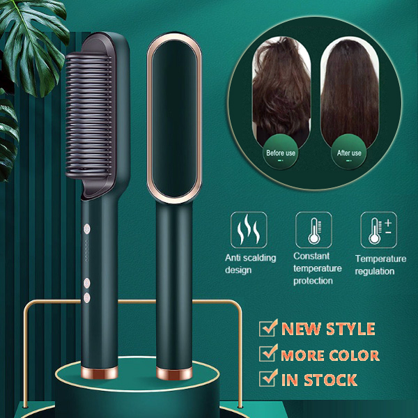 Silky Hair Straightener Brush