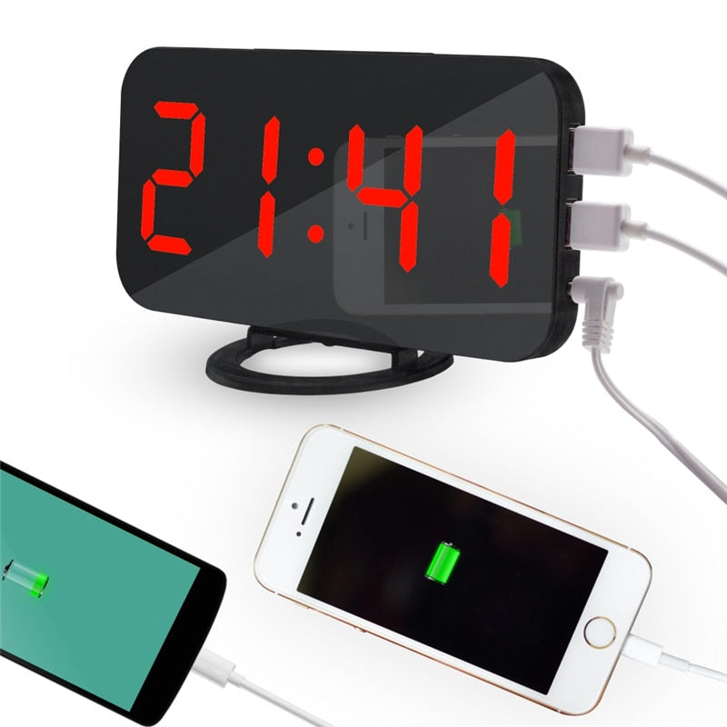 Digital Mirror Alarm Clock