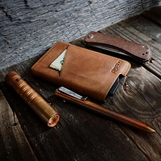 Smart Wallet with leather case 