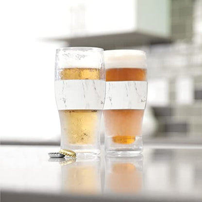 Freeze Glasses Cold & Hot Beverage