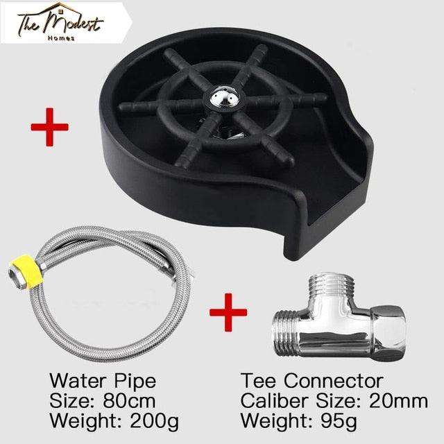Black Cup Washer with accessories 