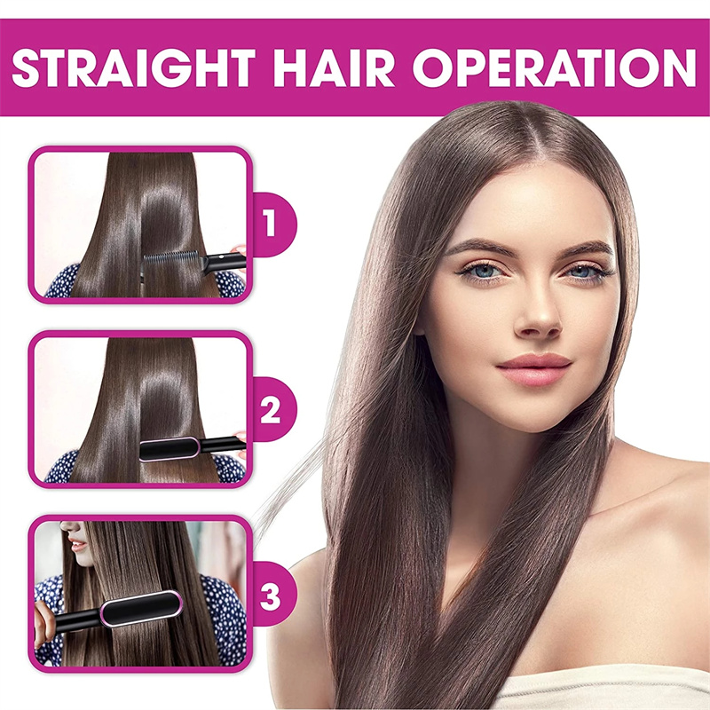 Silky Hair Straightener Brush