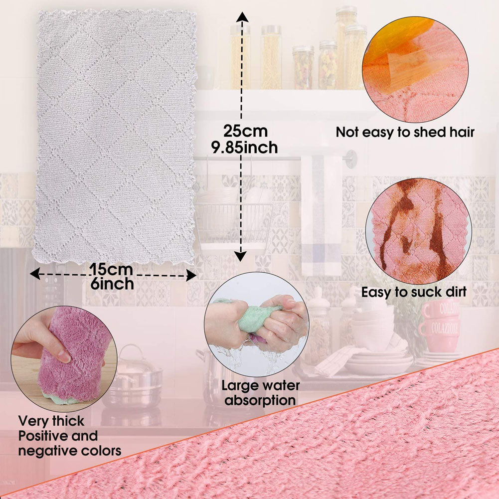 Microfiber Absorbent Towel (10Pcs)