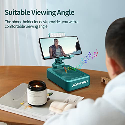 Cell Phone Stand with Wireless Bluetooth Speaker
