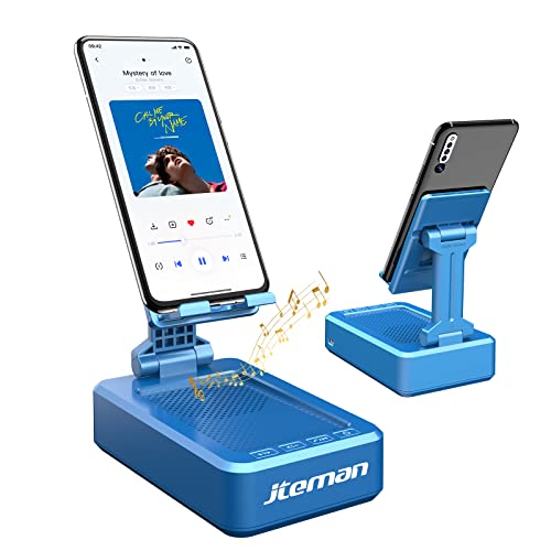 Cell Phone Stand with Wireless Bluetooth Speaker