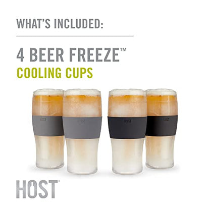 Freeze Glasses Cold & Hot Beverage
