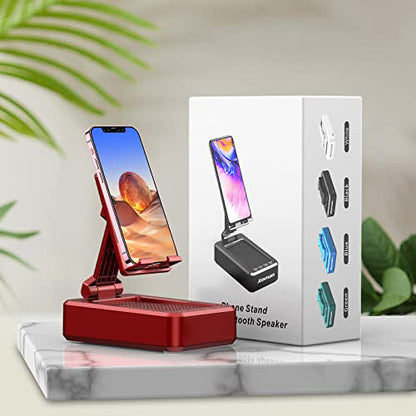 Cell Phone Stand with Wireless Bluetooth Speaker