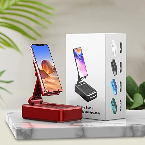 Cell Phone Stand with Wireless Bluetooth Speaker