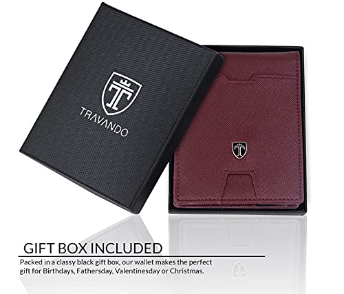 Mens Slim Wallet with Money Clip