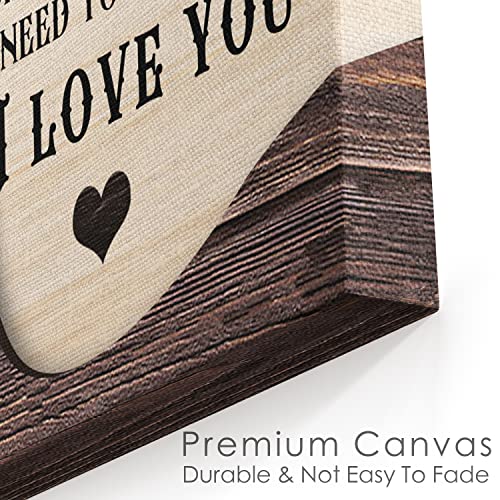 Custom Rustic Wood Puzzle Piece Sign Canvas Prints