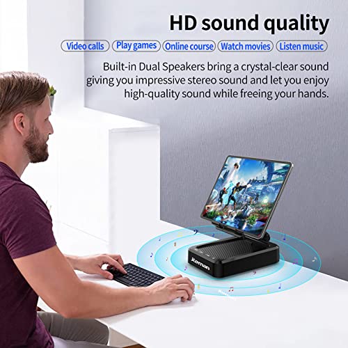 Cell Phone Stand with Wireless Bluetooth Speaker