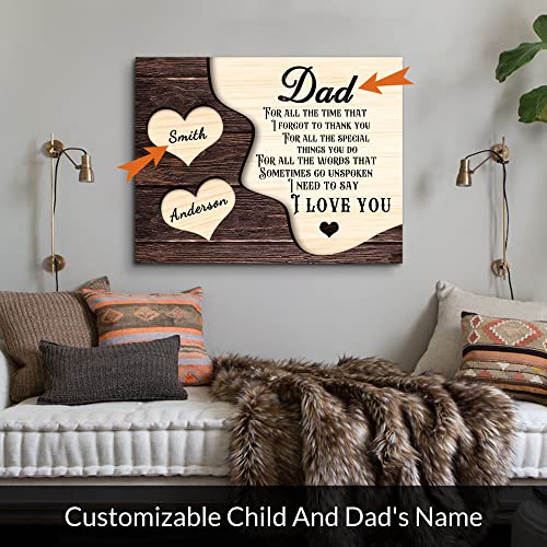 Custom Rustic Wood Puzzle Piece Sign Canvas Prints
