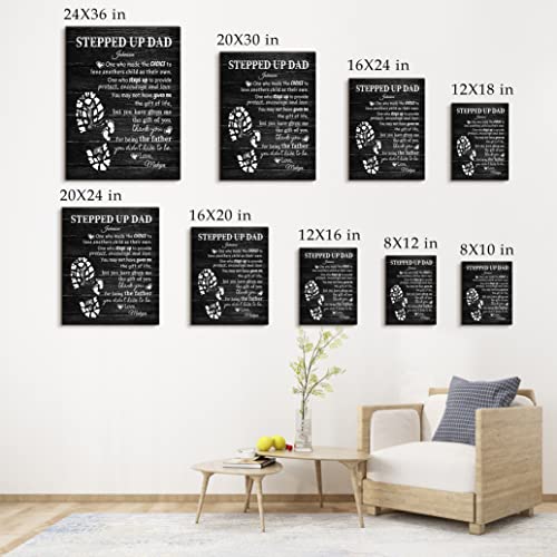 Custom Rustic Wood Puzzle Piece Sign Canvas Prints