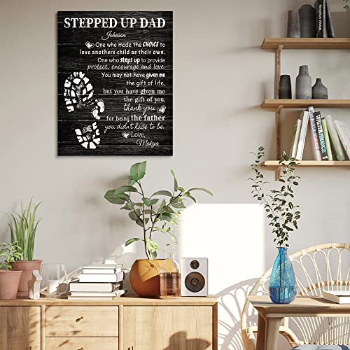 Custom Rustic Wood Puzzle Piece Sign Canvas Prints