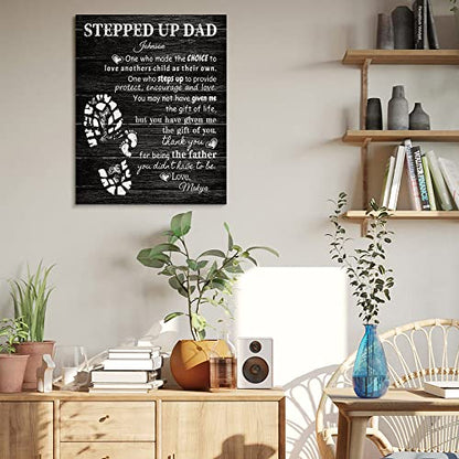 Custom Rustic Wood Puzzle Piece Sign Canvas Prints