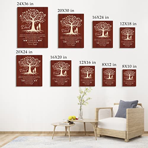 Custom Rustic Wood Puzzle Piece Sign Canvas Prints
