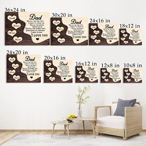 Custom Rustic Wood Puzzle Piece Sign Canvas Prints