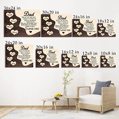 Custom Rustic Wood Puzzle Piece Sign Canvas Prints