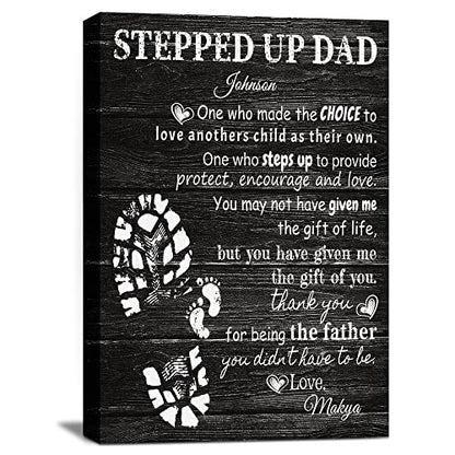 Custom Rustic Wood Puzzle Piece Sign Canvas Prints