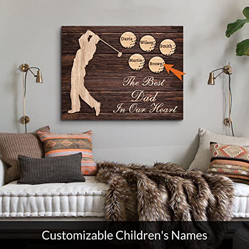 Custom Rustic Wood Puzzle Piece Sign Canvas Prints