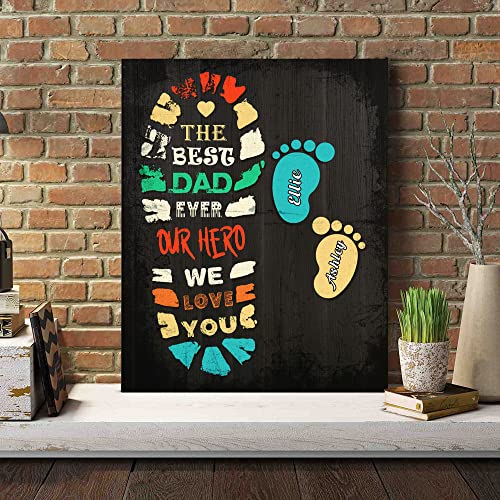Custom Rustic Wood Puzzle Piece Sign Canvas Prints