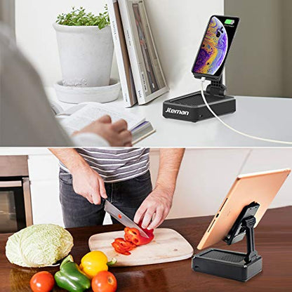 Cell Phone Stand with Wireless Bluetooth Speaker