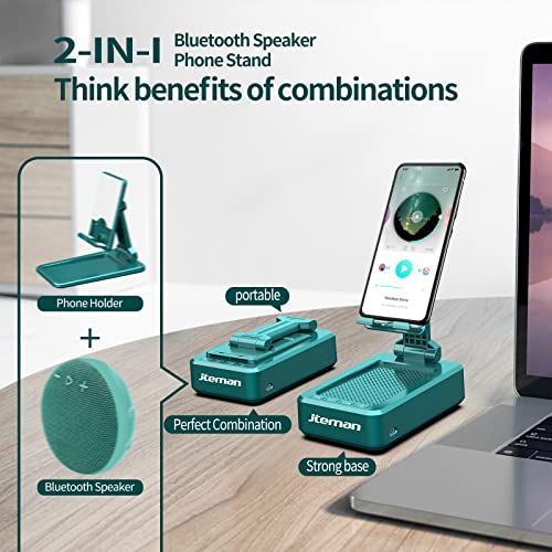 Cell Phone Stand with Wireless Bluetooth Speaker