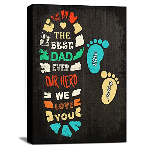Custom Rustic Wood Puzzle Piece Sign Canvas Prints
