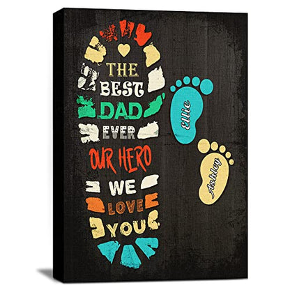 Custom Rustic Wood Puzzle Piece Sign Canvas Prints