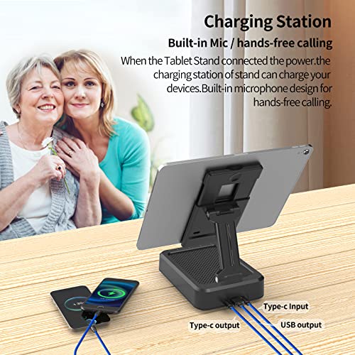 Cell Phone Stand with Wireless Bluetooth Speaker