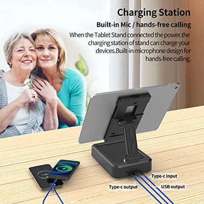 Cell Phone Stand with Wireless Bluetooth Speaker