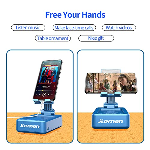 Cell Phone Stand with Wireless Bluetooth Speaker