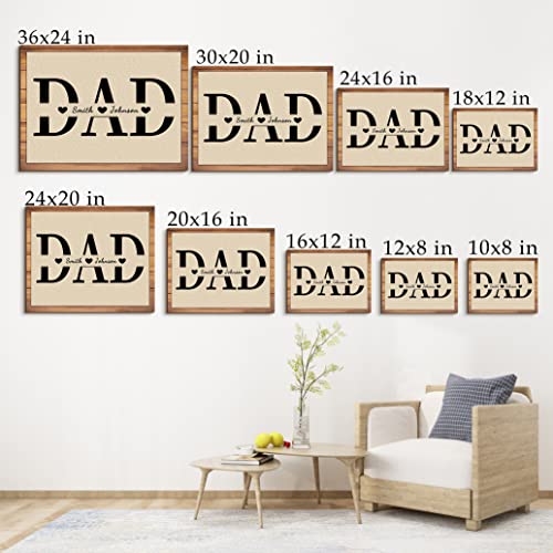 Custom Rustic Wood Puzzle Piece Sign Canvas Prints