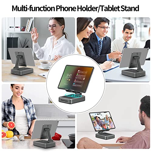 Cell Phone Stand with Wireless Bluetooth Speaker