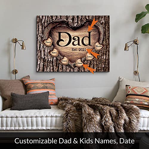 Custom Rustic Wood Puzzle Piece Sign Canvas Prints
