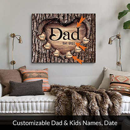 Custom Rustic Wood Puzzle Piece Sign Canvas Prints