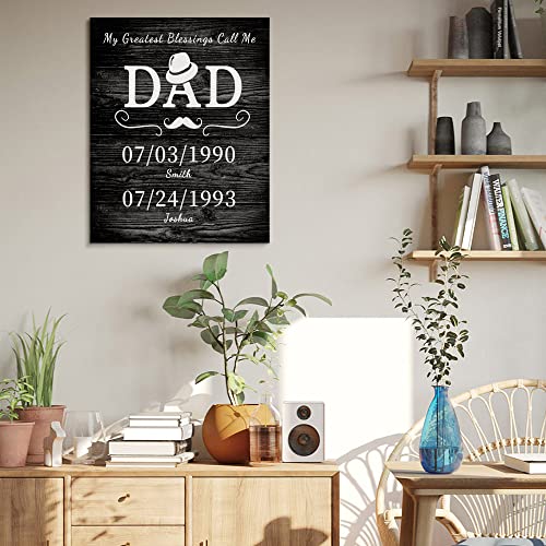 Custom Rustic Wood Puzzle Piece Sign Canvas Prints